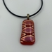 Glass Pendant with Earrings  - 5355