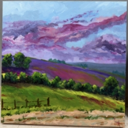 Gods Countryside laura mcdowell, Gods countryside, painting, nature, scenery, outdoors, sunset, clouds, water, trees