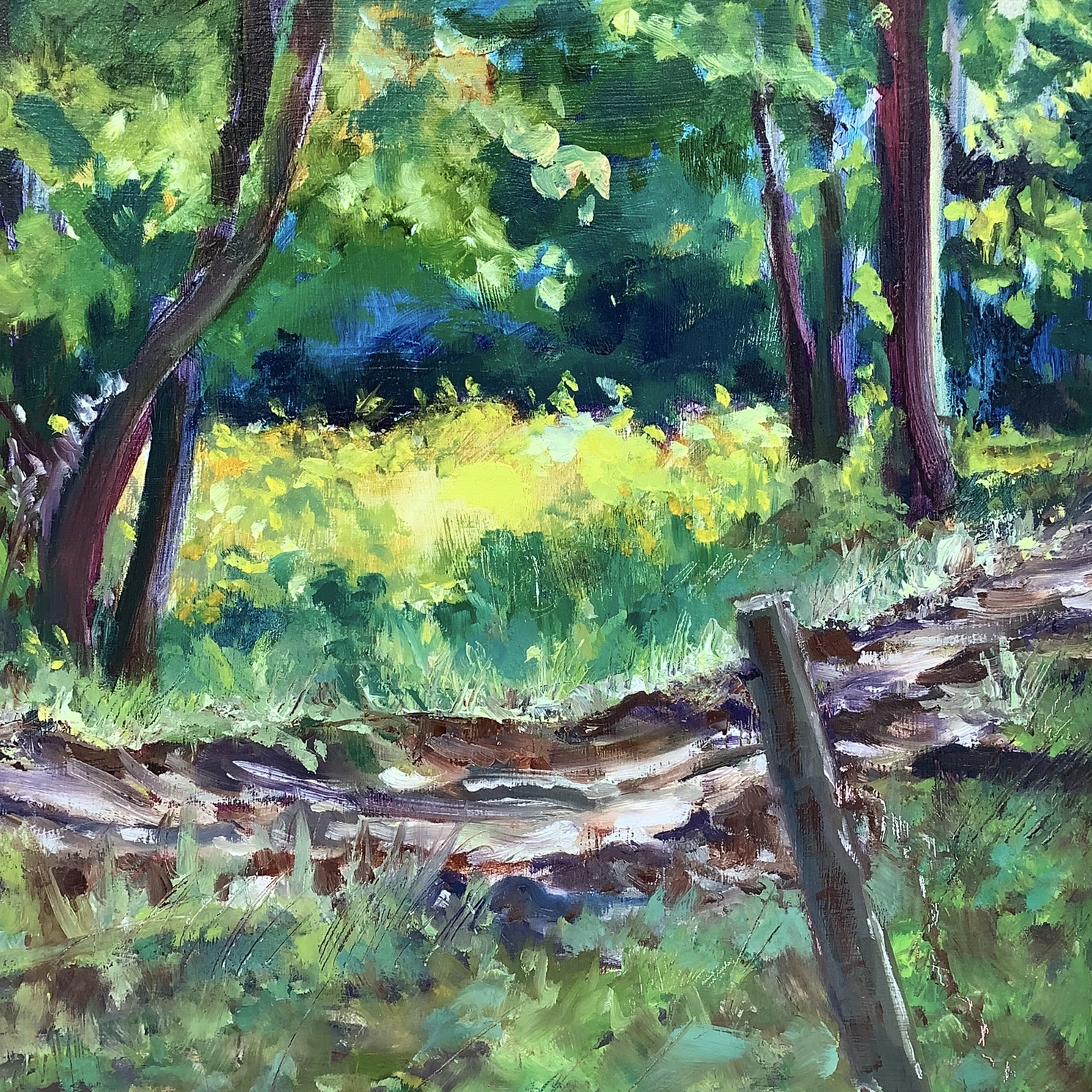 Goldenrods  karen, karen weir, weir, oil, oil painting, paint, framed, framed painting, gold, goldenrods, rods