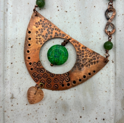 Green With Envy Necklace elizabeth taylor, key lime star, necklace, jewelry