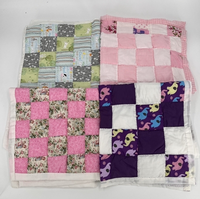 Hand-Sewn Baby Quilt christine collier, hand-sewn baby quilt