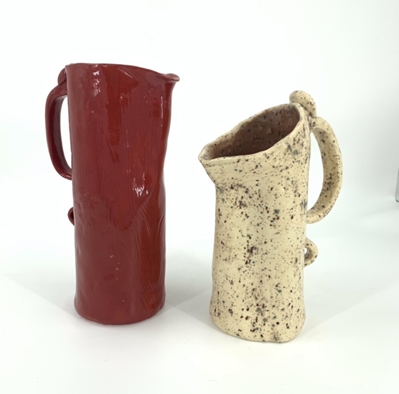 Juice Pitcher rosie floyd, bowl, assorted pitcher, pitcher, assorted small bowl, pottery, 