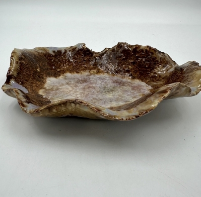 Lace Bowl with Frit Bradford Brackin, Lace Bowl with Frit, pottery, ceramics