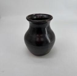 Large Vase allen, allen ham, pottery, large vase, vase, brown, green