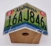 License Plate Birdhouse  - 12319b