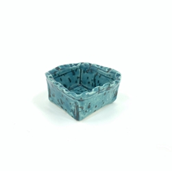 Little Square Blue Piece rosie floyd, little square blue piece, assorted bowl, small bowl, assorted small bowl, pottery, 