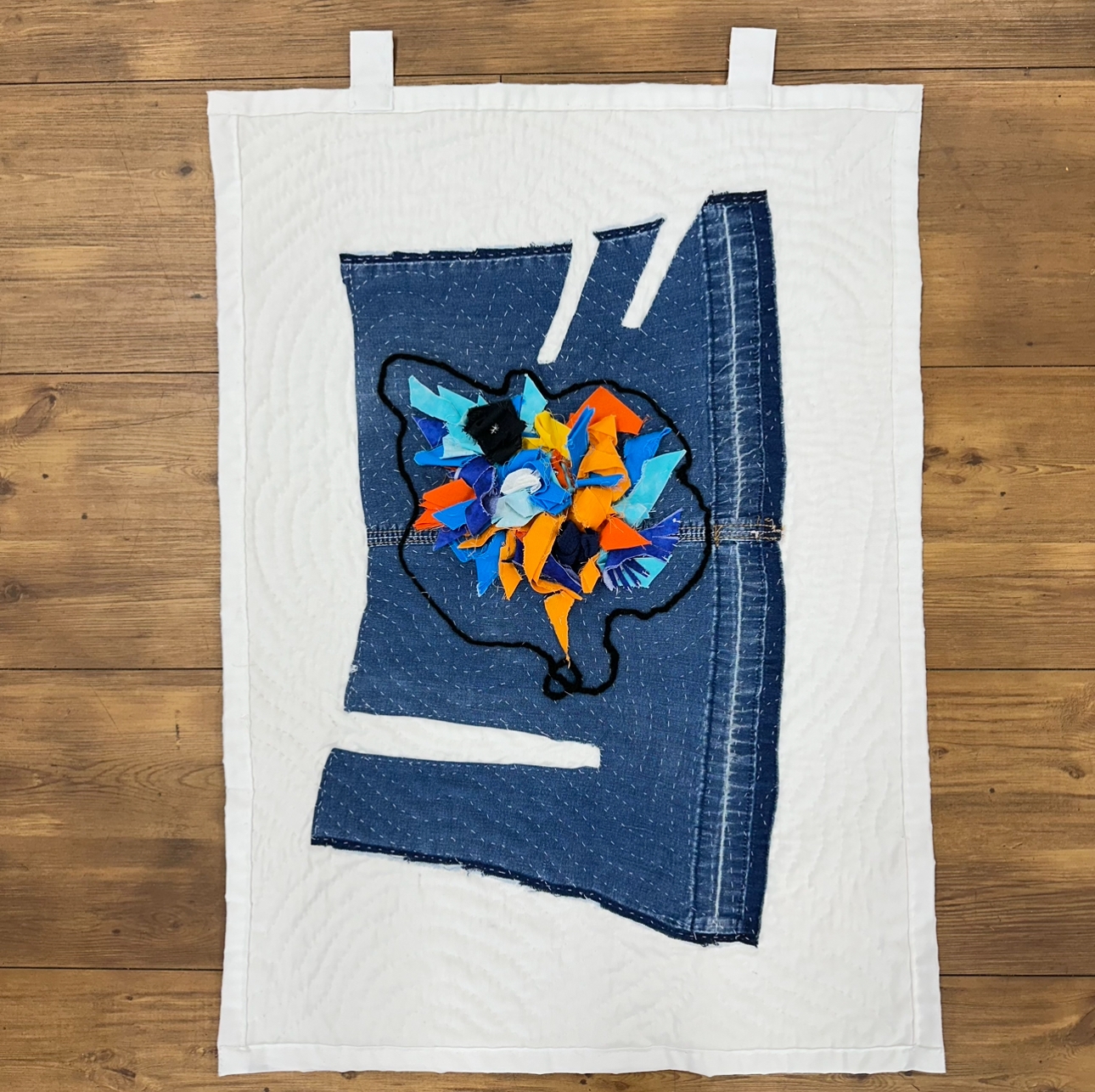 Make What You Will  john warner, hand sewn quilt, 