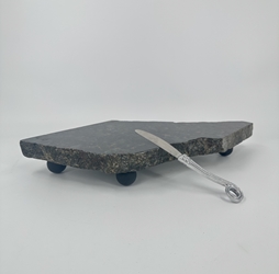 Medium Granite Serving Board carol collins, black belt treasures,  granite, 