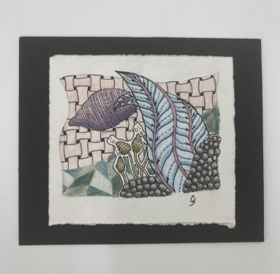 Mixed Media I cindy stoudenmire, mixed media 1, print, colorful, small, matted