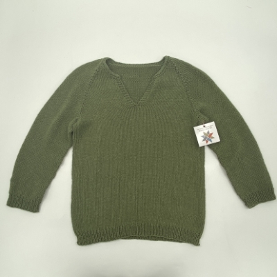 Moss Green Sweater - Wool Blend  moss, sweater, moss sweater, wool, wool blend, serena allen, serena, allen 