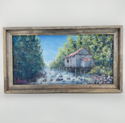 Peaceful Energy Luke Messer, painting, black belt treasures, 