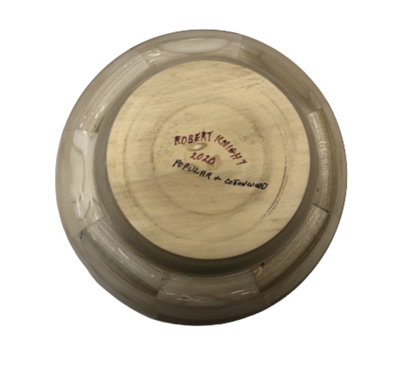 Robert Knight - Wooden Yarn Bowl #12153