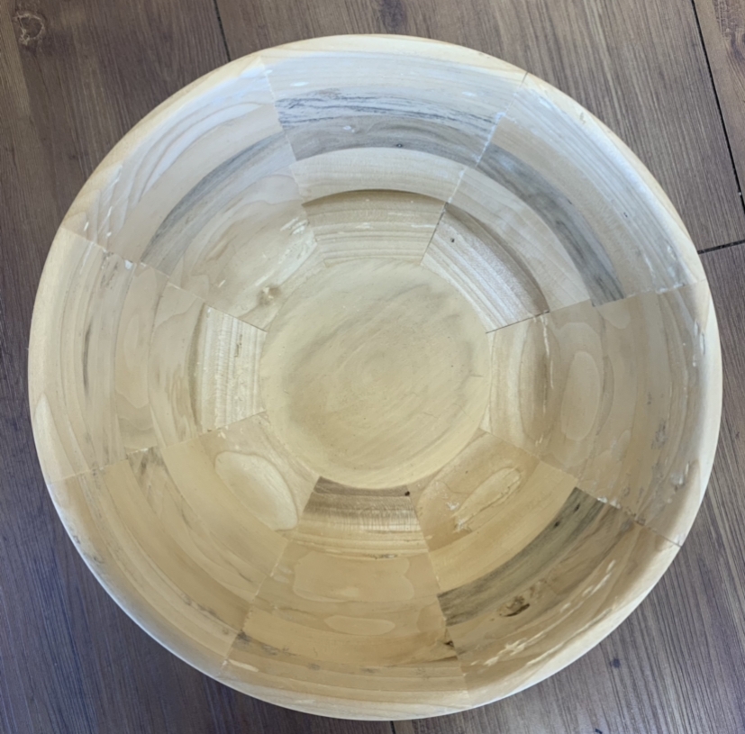 Poplar/Cottonwood/Maple Bowl robert knight, black belt, bowl, poplar bowl, wooden bowl, lightweight bowl, cottonwood bowl, maple bowl,