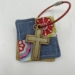 Quilted Prayer Keychain  - 13383