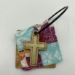 Quilted Prayer Keychain  - 13383