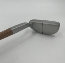 Repro-Mills 1920s Mallet Putter tad moore, repro mills 1920s mallet putter, golf club, wooden, metal