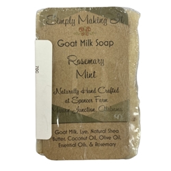 Rosemary Mint Goat Milk Soap laura spencer, laura spencer goat milk soap, goat milk soap, natural soap, simply making it, simply making it soap