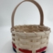 Round Red, White and Blue Basket - 15405