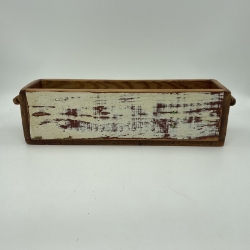 Rustic Planter: 19"Lx5"Dx4.5"W andrew mccall, rustic planter, wooden
