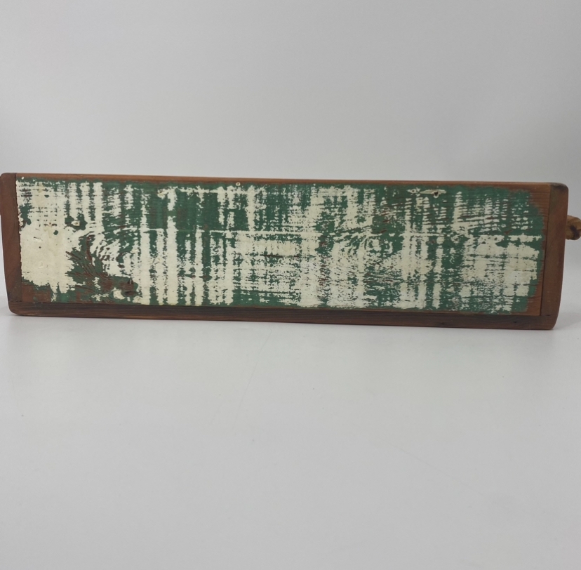 Rustic Planter:21"Lx5"Dx4.5"W rustic planter, andrew mccall, etta mccall, planter,