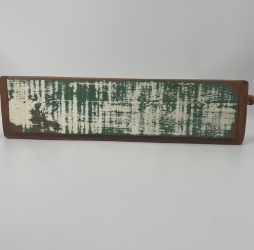 Rustic Planter:21"Lx5"Dx4.5"W rustic planter, andrew mccall, etta mccall, planter,