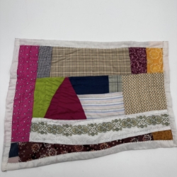 Sailing Quilted Table Topper Mary Leatha Pettway, gees bend, black belt treasures, quilter,  