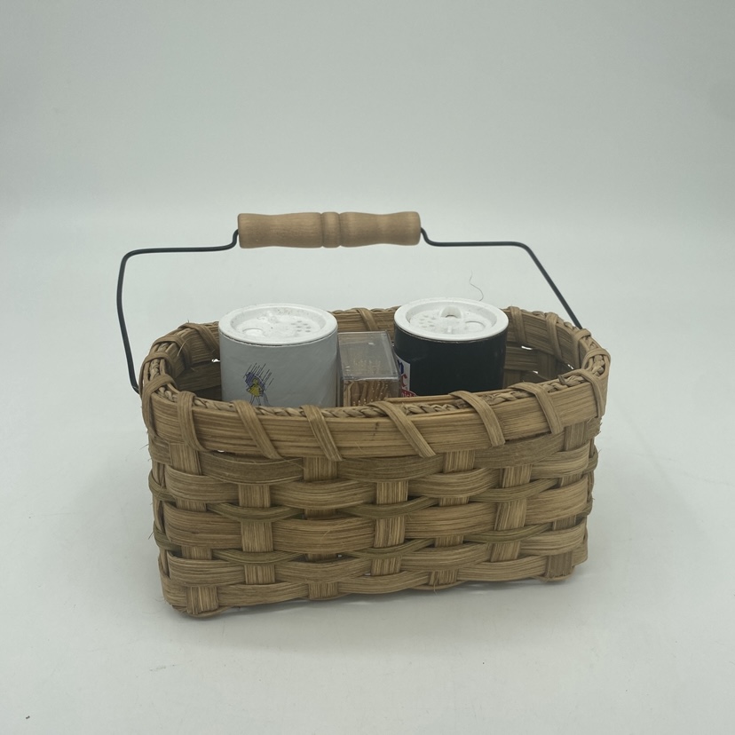 Salt and Pepper Basket april. april mccartney, mccartney, salt and pepper, salt, pepper, salt and pepper basket, basket, wicker, wicker basket
