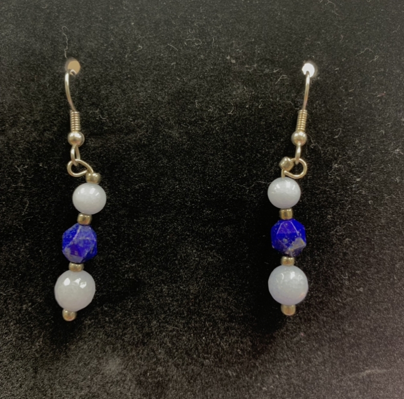 Serenity in Blue - Earrings rhys greene, jewelry, earrings, 