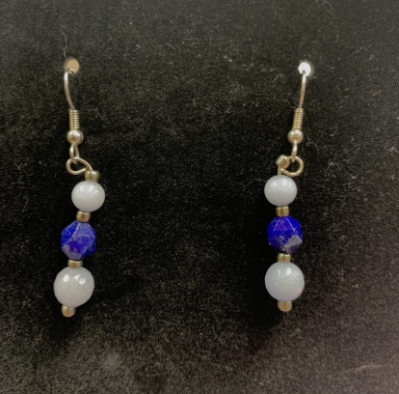 Serenity in Blue - Earrings rhys greene, jewelry, earrings, 