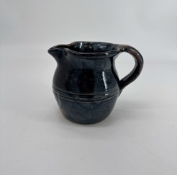 Small Pitcher Allen ham, small pitcher, brown, clay, pottery, handle