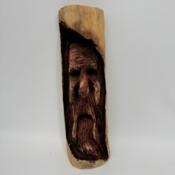 Small Tree Spirit with Big Nose Randall Bruhn, Small tree spirit , big nose, wood, woodwork, tree