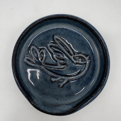 Spoon Rest carol lammon, spoon rest, ceramic, pottery, clay, bird,