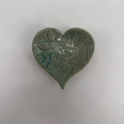 Heart Trinket Dish mary, jane, moore, trinket, dish, green, heart