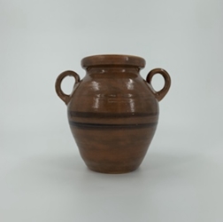 Vase with Handles Steve Miller, pottery, black belt treasures, vase, handmade, 