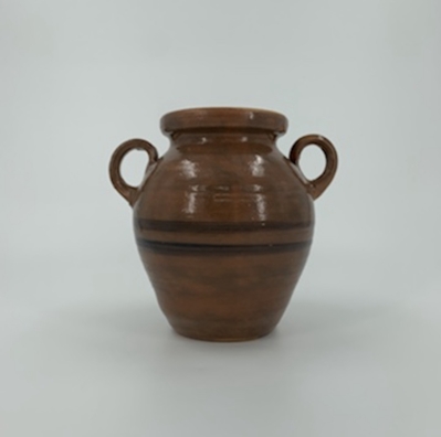 Vase with Handles Steve Miller, pottery, black belt treasures, vase, handmade, 
