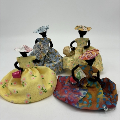 "Women of Gee's Bend" Doll betty anderson, black belt, black belt art, black belt dolls, betty anderson dolls, handcrafted dolls, 