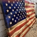 Wood Carved American Flag - 12426