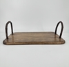 Wooden Tray with Grapevine Handles rickey elliott, grapevine handles, wooden tray, wooden tray with grapevine handles, 