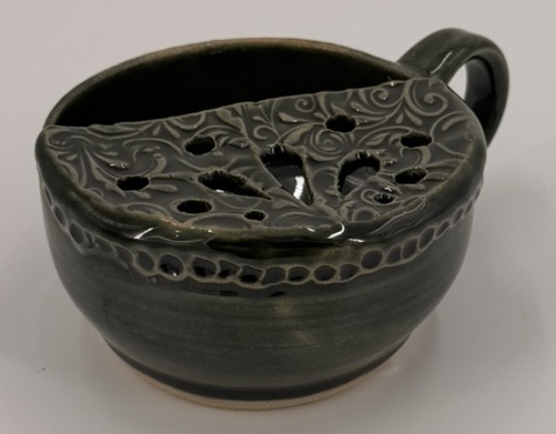 Berry Bowl with Handles Light green Mary Jane Moore, Berry bowl, Berry, Bowl, Green